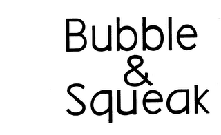 BUBBLE & SQUEAK logo