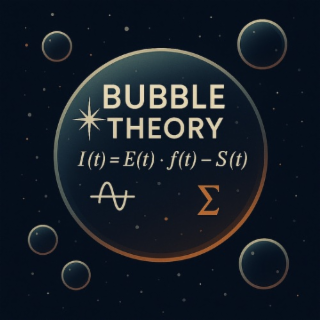 BUBBLE THEORY I(T)=E(T)·F(T)–S(T) logo