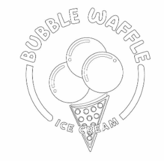 BUBBLE WAFFLE ICE CREAM logo