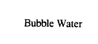 BUBBLE WATER logo