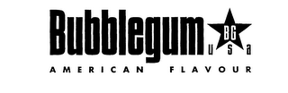 BUBBLEGUM BG USA AMERICAN FLAVOUR logo