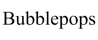 BUBBLEPOPS logo