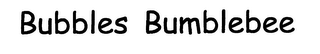 BUBBLES BUMBLEBEE logo