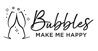 BUBBLES MAKE ME HAPPY logo