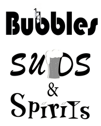 BUBBLES, SUDS, & SPIRITS logo