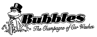 BUBBLES THE CHAMPAGNE OF CAR WASHES logo