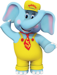BUBBLES THE ELEPHANT ABC 123 logo