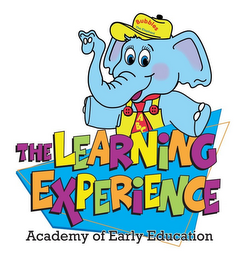 BUBBLES THE ELEPHANT THE LEARNING EXPERIENCE ACADEMY OF EARLY EDUCATION ABC logo