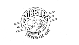 BUBBLES THE HAND CAR WASH logo