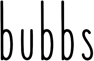 BUBBS logo