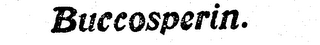 BUCCOSPERIN logo