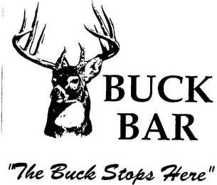 BUCK BAR "THE BUCK STOPS HERE" logo