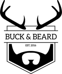 BUCK & BEARD EST. 2016 logo