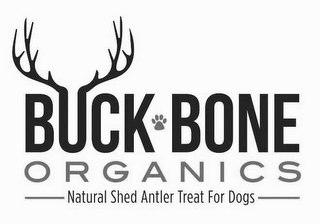 BUCK BONE ORGANICS NATURAL SHED ANTLER TREAT FOR DOGS logo