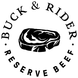 BUCK & RIDER RESERVE BEEF logo