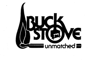 BUCK STOVE UNMATCHED logo