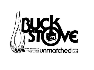 BUCK STOVE UNMATCHED logo