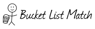 BUCKET LIST MATCH logo
