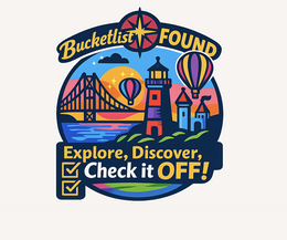 BUCKETLIST FOUND EXPLORE, DISCOVER, CHECK IT OFF! logo