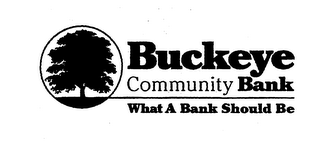 BUCKEYE COMMUNITY BANK WHAT A BANK SHOULD BE logo