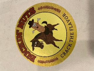 BUCKIN NUTS CRACK THE FLAVOR logo