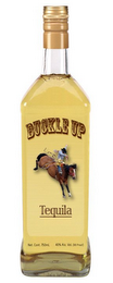 BUCKLE UP TEQUILA NET CONT. 750ML 40% ALC. VOL. (80 PROOF) logo
