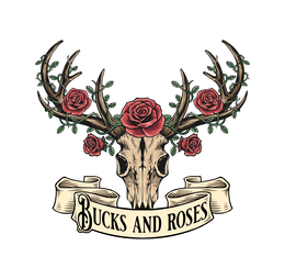 BUCKS AND ROSES logo