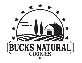 BUCKS NATURAL COOKIES logo