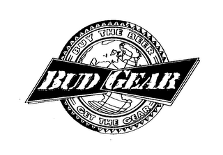 BUD GEAR BUY THE BEER GET THE GEAR logo
