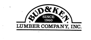 BUD & KEN LUMBER COMPANY, INC. SINCE 1960 logo