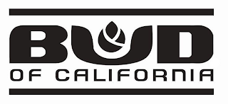 BUD OF CALIFORNIA logo
