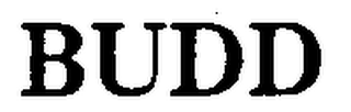BUDD logo