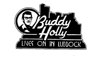 BUDDY HOLLY LIVES ON IN LUBBOCK logo