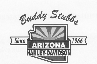 BUDDY STUBBS ARIZONA HARLEY-DAVIDSON SINCE 1966 logo