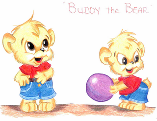 "BUDDY THE BEAR" logo