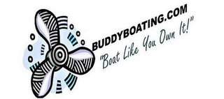 BUDDYBOATING.COM "BOAT LIKE YOU OWN IT!" logo