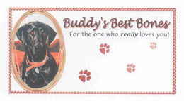 BUDDY'S BEST BONES. FOR THE ONE WHO REALLY LOVES YOU! logo