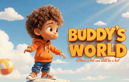BUDDY'S WORLD WHERE A KID CAN STILL BE A KID logo