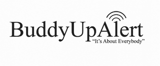 BUDDYUPALERT "ITS ABOUT EVERYBODY" logo