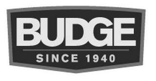 BUDGE SINCE 1940 logo