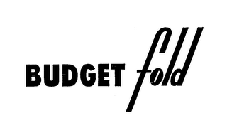BUDGET FOLD logo