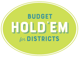 BUDGET HOLD 'EM FOR DISTRICTS logo