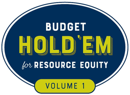 BUDGET HOLD 'EM FOR RESOURCE EQUITY VOLUME 1 logo