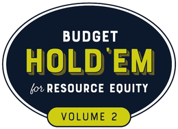 BUDGET HOLD'EM FOR RESOURCE EQUITY VOLUME 2 logo