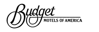 BUDGET MOTELS OF AMERICA logo