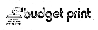BUDGET PRINT (PLUS OTHER NOTATIONS) logo