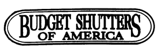 BUDGET SHUTTERS OF AMERICA logo