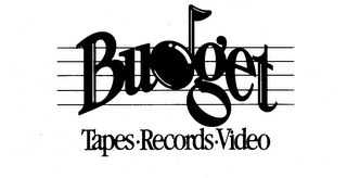 BUDGET TAPES.RECORDS.VIDEO logo