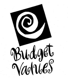 BUDGET VALUES logo