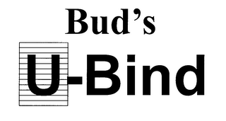 BUD'S U-BIND logo
